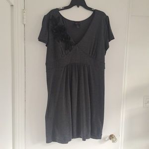 Torrid dress with black floral embellishment